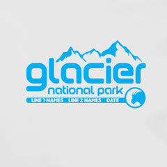 Glacier – Modern Alpine Personalized T-Shirt