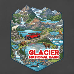 Glacier – Map of the Jewel T-Shirt