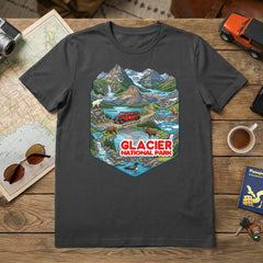 Glacier – Map of the Jewel T-Shirt