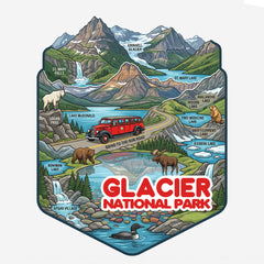 Glacier – Map of the Jewel T-Shirt