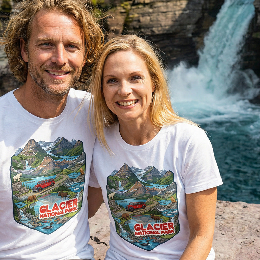 Glacier – Map of the Jewel T-Shirt