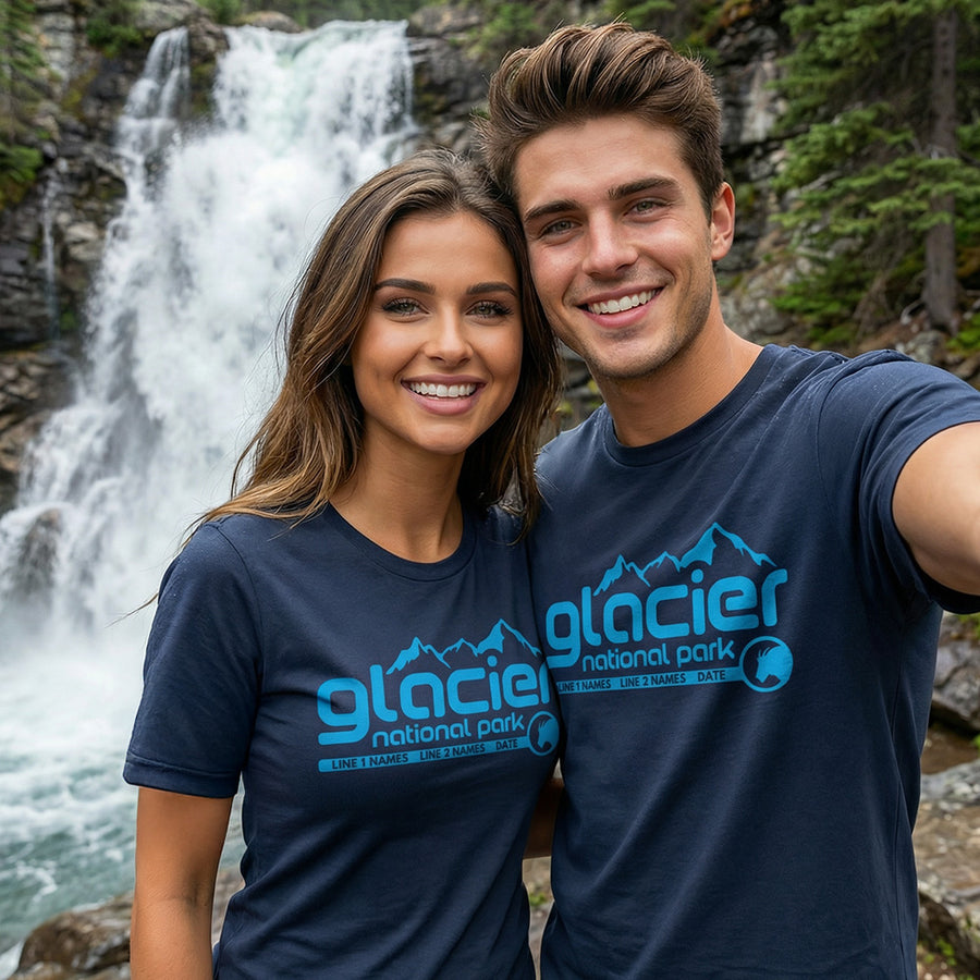 Glacier – Modern Alpine Personalized T-Shirt