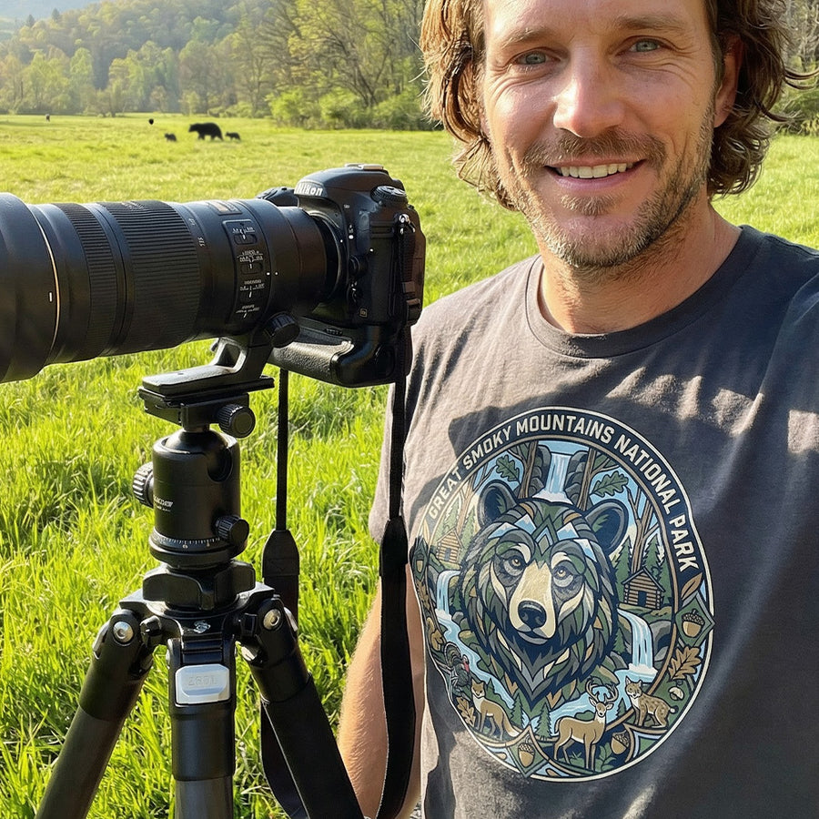 GSMNP – Black Bear Mandala T-Shirt