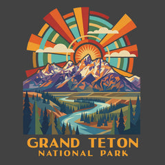 Grand Teton – Radiant Snake River Overlook T-Shirt