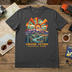 Grand Teton – Radiant Snake River Overlook T-Shirt