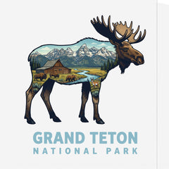 Grand Teton – Moose Mashup T-Shirt