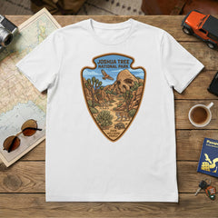 Personalized and Custom Joshua Tree National Park Arrowhead design on White T-shirt