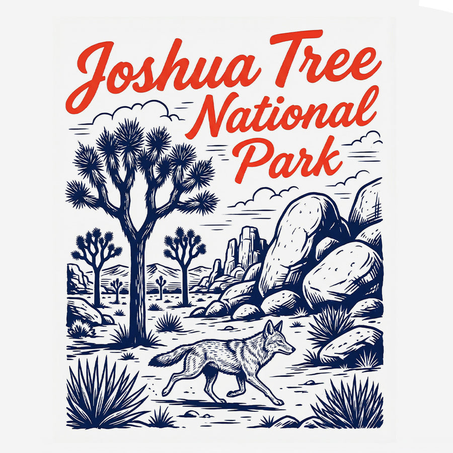 Joshua Tree – Vintage Desert Wanderer - T-Shirt