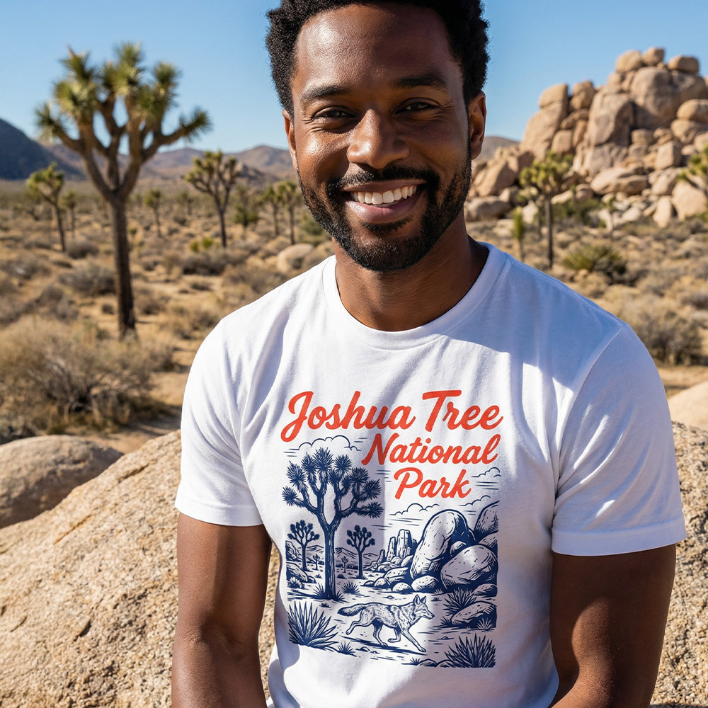 Joshua Tree – Vintage Desert Wanderer - T-Shirt