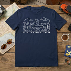 Glacier - Swiftcurrent Sketch T-Shirt