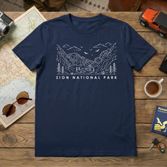 Zion - Canyon Sketch T-Shirt