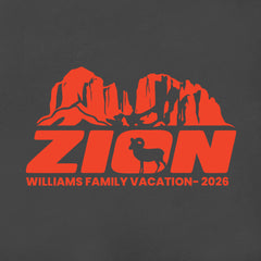 Zion – Wild Peaks Personalized T-Shirt