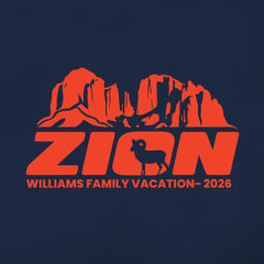 Zion – Wild Peaks Personalized T-Shirt