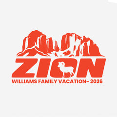 Zion – Wild Peaks Personalized T-Shirt