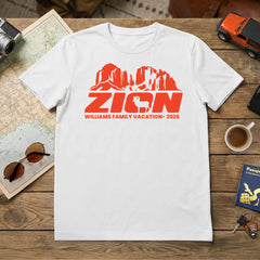 Zion – Wild Peaks Personalized T-Shirt