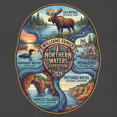 Northern Waters - Big 5 - Personalized T-Shirt