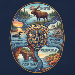 Northern Waters - Big 5 - Personalized T-Shirt