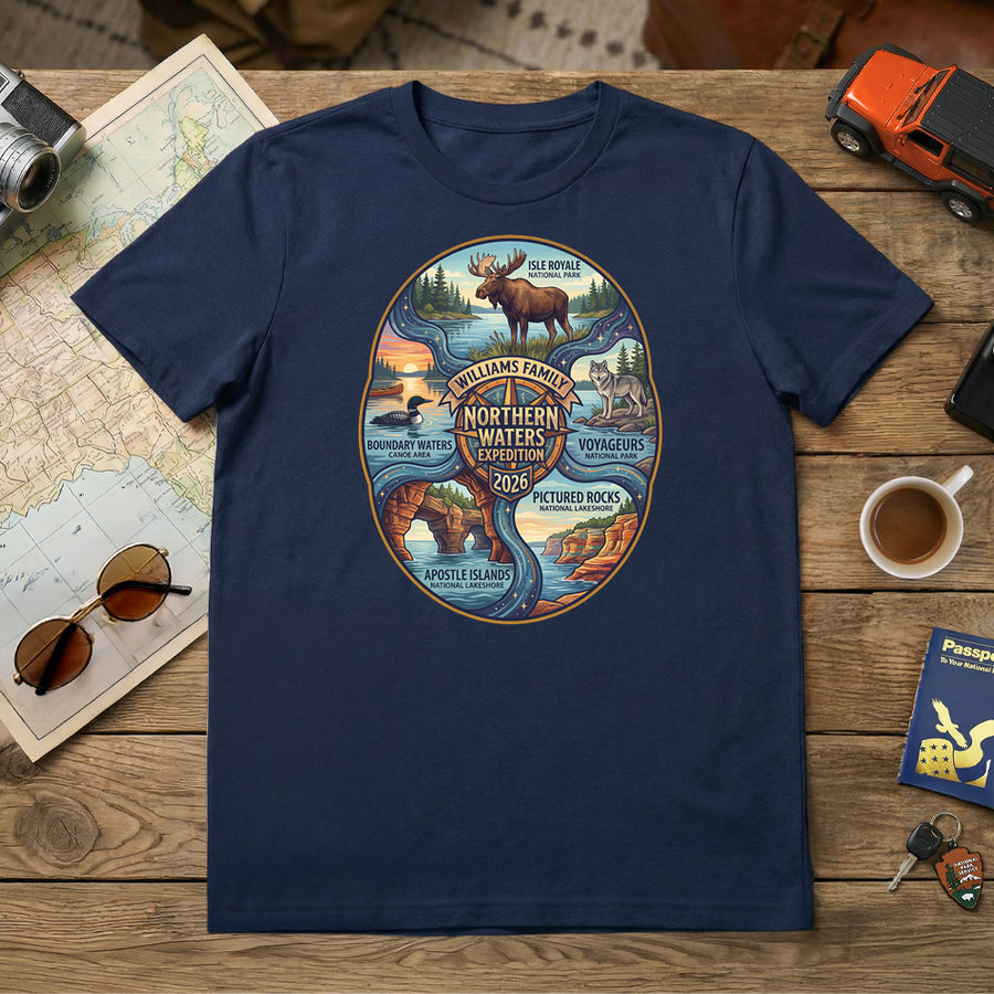 Northern Waters - Big 5 - Personalized T-Shirt