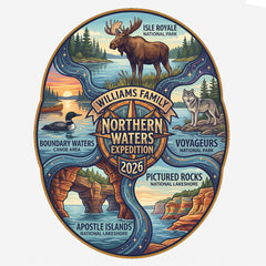 Northern Waters - Big 5 - Personalized T-Shirt