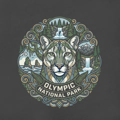 Olympic – Mountain Lion Mandala T-Shirt