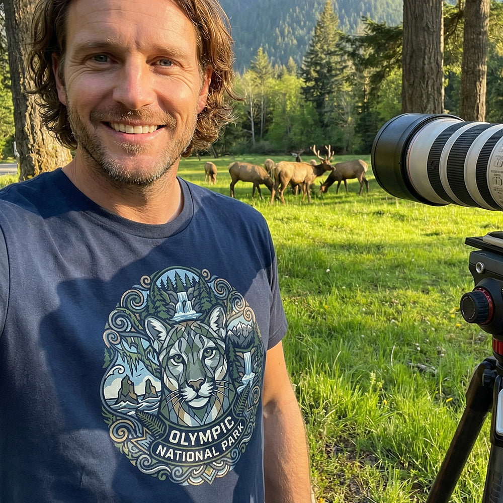 Olympic – Mountain Lion Mandala T-Shirt