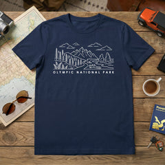 Olympic - Shoreline Sketch T-Shirt