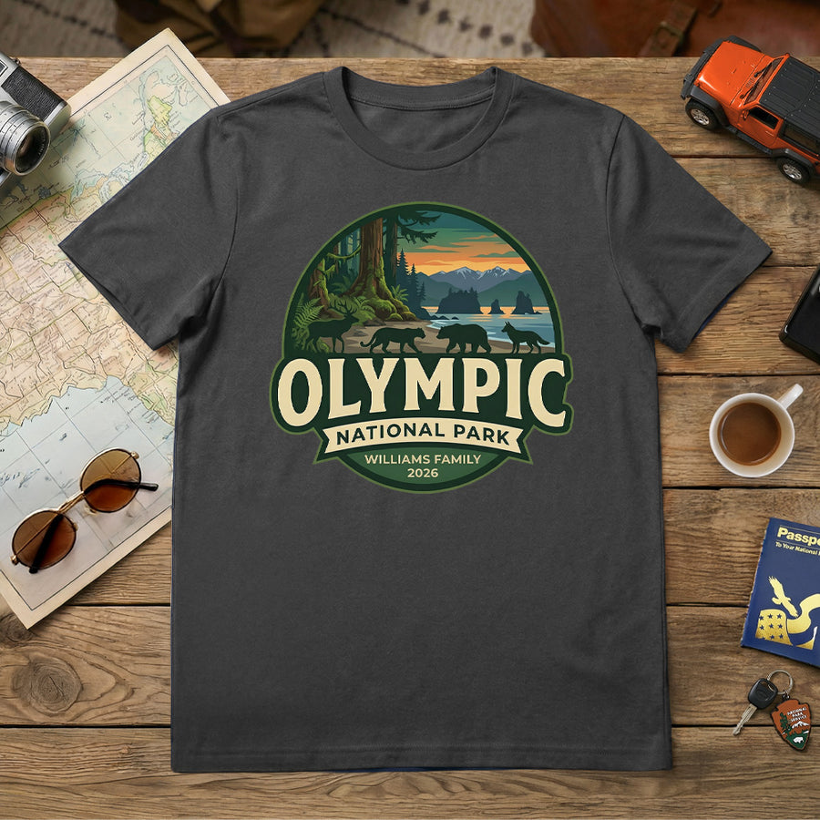 Olympic – Circular Badge - Personalized T-Shirt