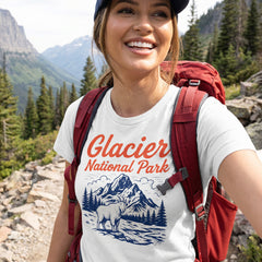 Glacier – Retro Mountain Goat T-Shirt