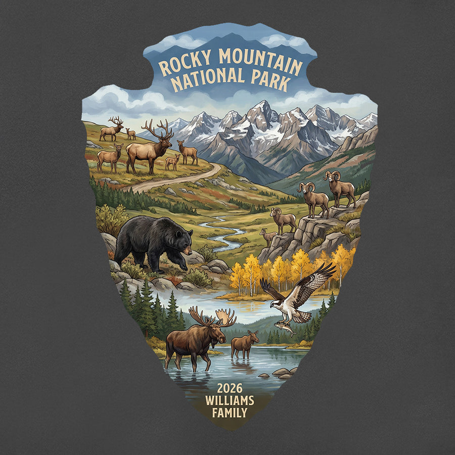 Rocky Mountain – Arrowhead -  Personalized T-Shirt