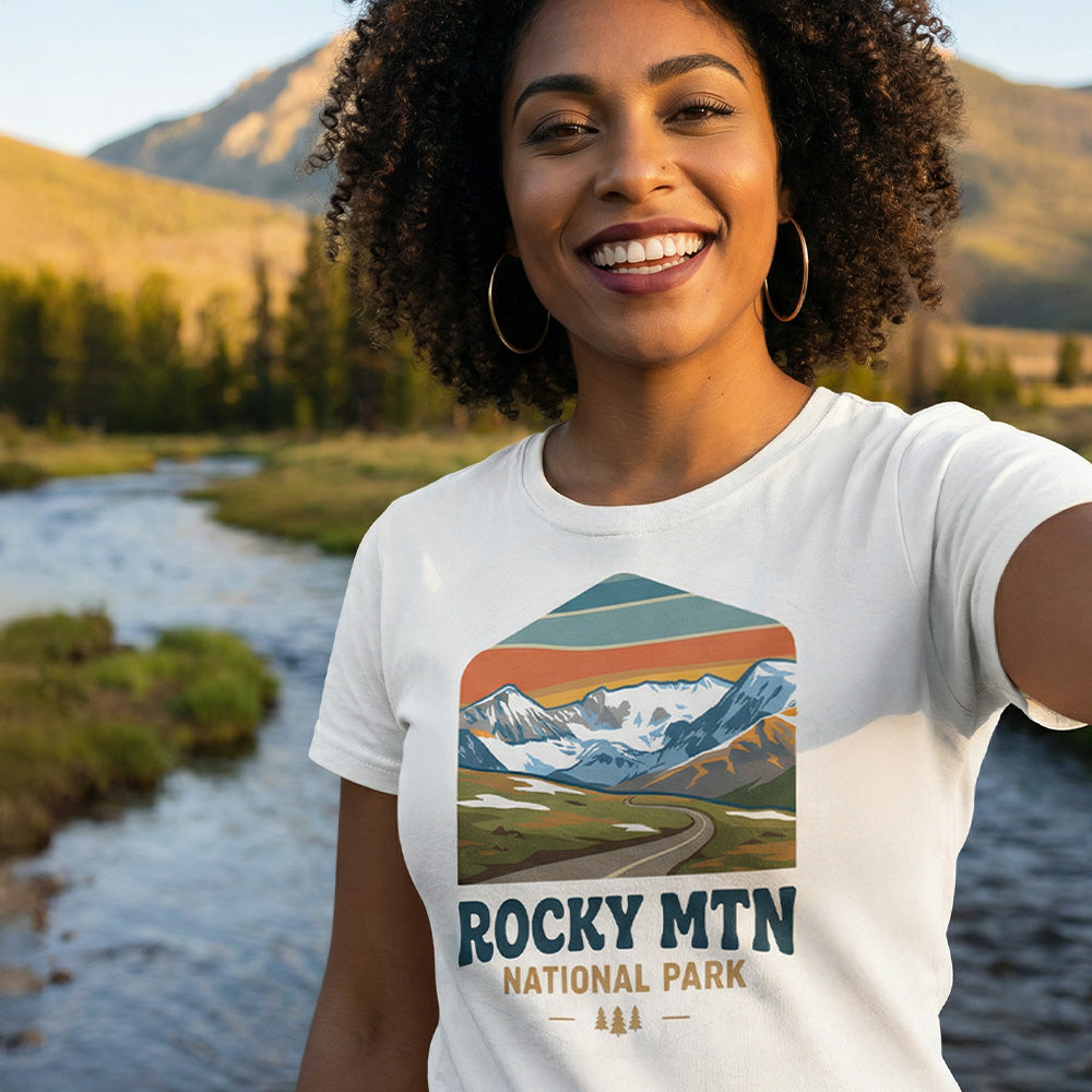 RMNP – Alpine Peaks Badge T-Shirt