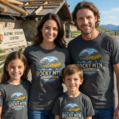 Rocky Mountain – Circular Badge -  Personalized T-Shirt