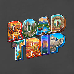 Badlands to Yellowstone - Vibrant Road Trip - Personalized T-Shirt