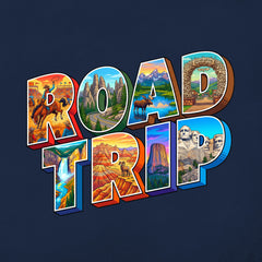 Badlands to Yellowstone - Vibrant Road Trip - Personalized T-Shirt