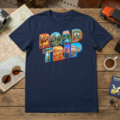 Badlands to Yellowstone - Vibrant Road Trip - Personalized T-Shirt