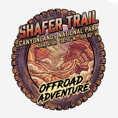 Moab, Utah Adventure - Shafer Trail - T-Shirt