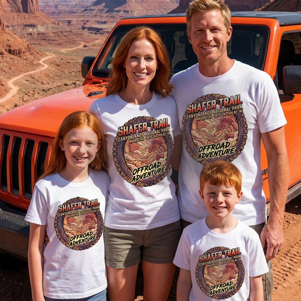 Moab, Utah Adventure - Shafer Trail - T-Shirt