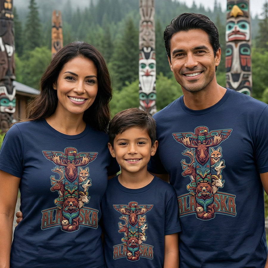 Alaska National Parks - Totem - T-Shirt
