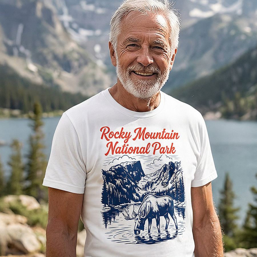 RMNP – Vintage Bear Lake Moose - T-Shirt