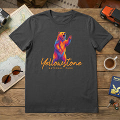 Yellowstone – Grizzly Bear Script T-Shirt