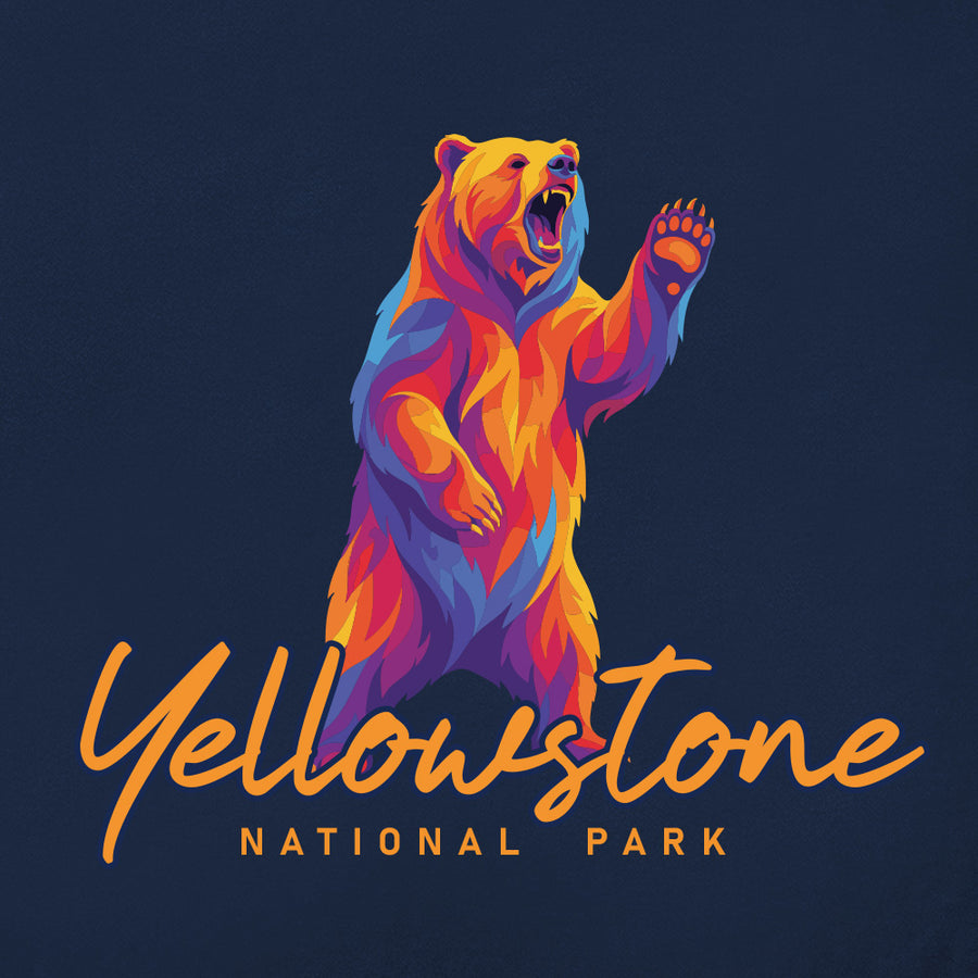Yellowstone – Grizzly Bear Script T-Shirt
