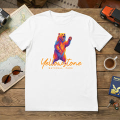 Yellowstone – Grizzly Bear Script T-Shirt