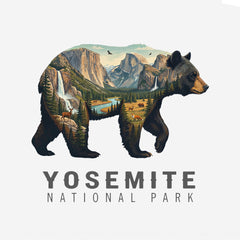 Yosemite – Black Bear Mashup T-Shirt
