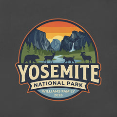 Yosemite – Sunset Circle - Personalized T-Shirt