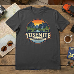 Yosemite – Sunset Circle - Personalized T-Shirt