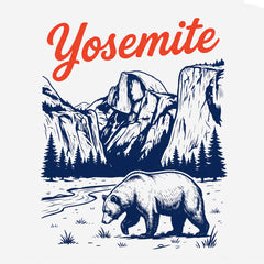 Yosemite – Vintage Bear - T-Shirt