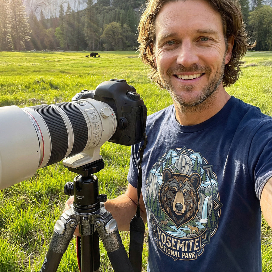 Yosemite – Black Bear Mandala T-Shirt