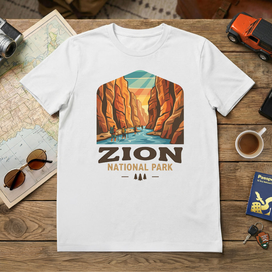 Zion – The Narrows Badge T-Shirt