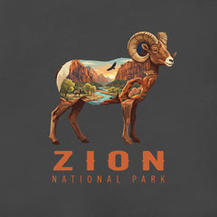 Zion – Bighorn Icons Mashup T-Shirt