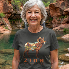 Zion – Bighorn Icons Mashup T-Shirt