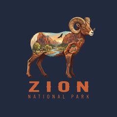 Zion – Bighorn Icons Mashup T-Shirt